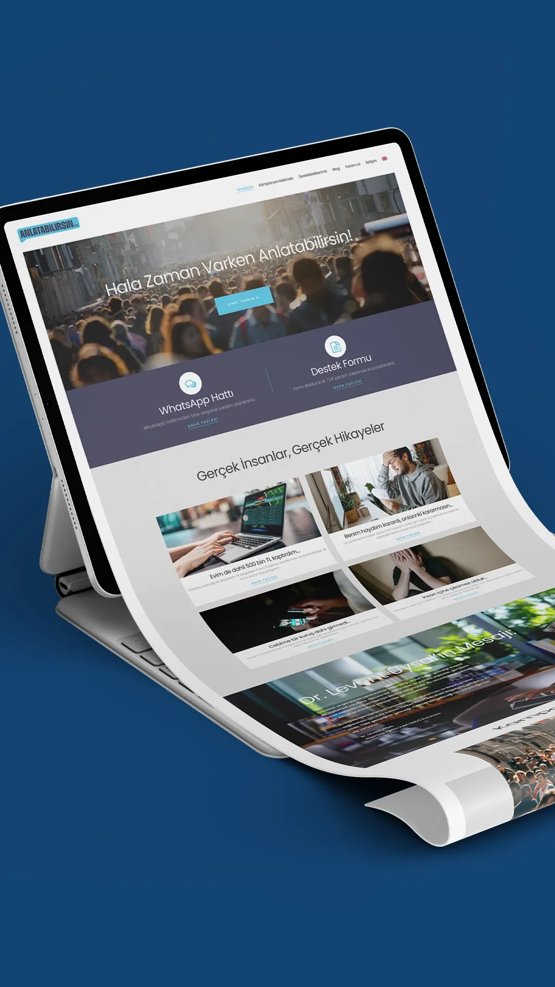 Anlatabilirsin Websitesi